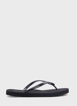 Logo Detailed Flip Flops