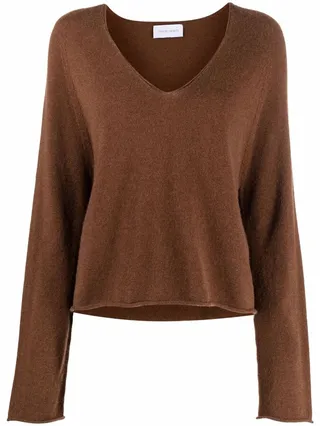 pullover V-neck jumper