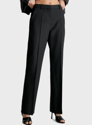 Slim Straight Pants
