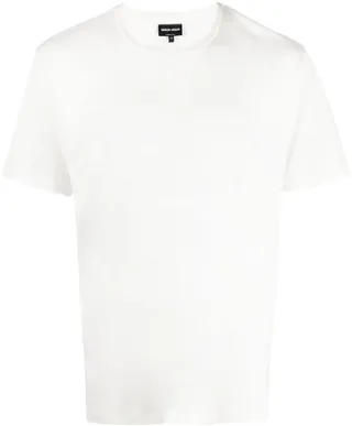 logo-embroidered T-shirt