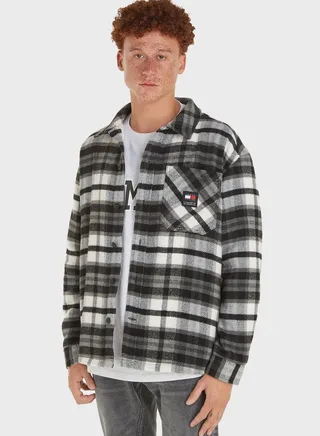 Logo Check Regular Fit Shirt