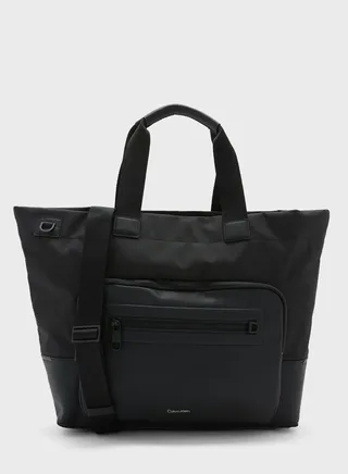 Top Handle Elevated Tote Bag