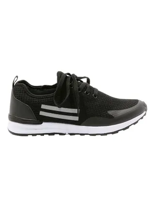 Reflective Side Striped Trainers