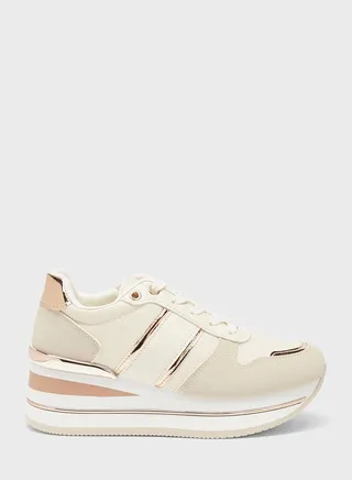 Lace Up Low Top Sneakers