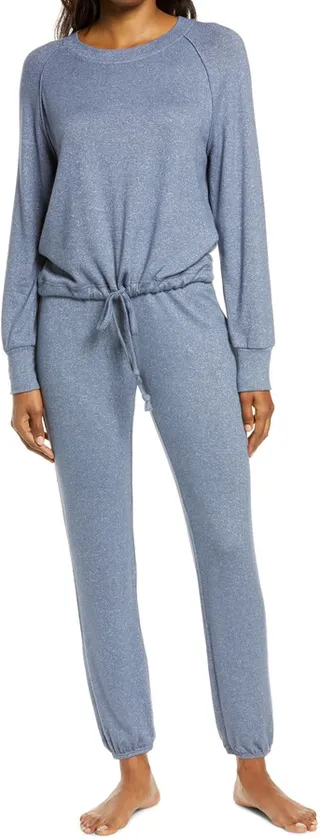 Gable Brushed Drawstring Pullover & Joggers Lounge Set