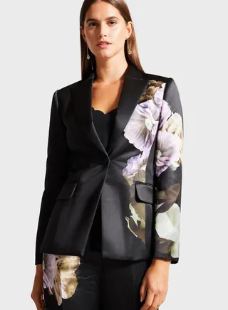 Tailored Printed Blazer