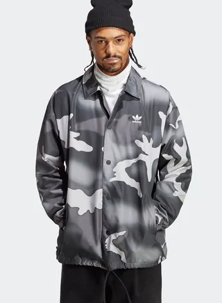 Camo Coach Graphic Jacket