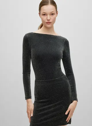 Scoop Back Bodycon Dress