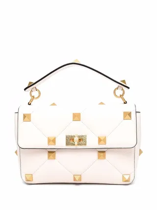 Roman Stud leather tote bag