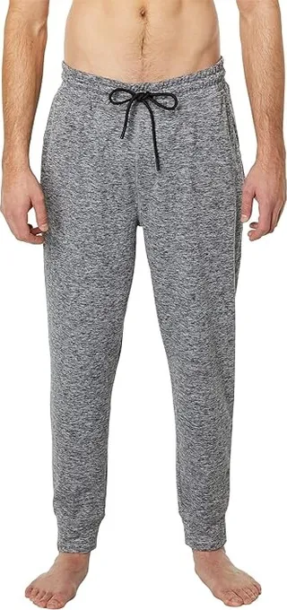 Barefoot Dreams Malibu Collection(r) Butterchic Knit Heavy Joggers (Medium Heather Gray) Men's Casual Pants