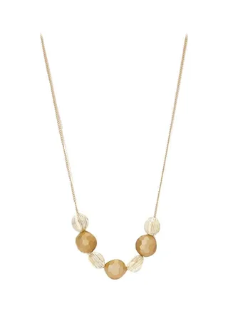 Embellished Short Necklace With Lobster Clasp