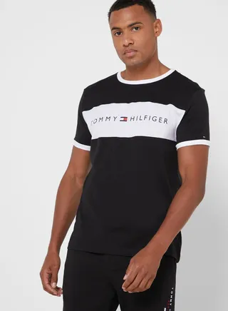 Logo Flag Crew Neck T-Shirt