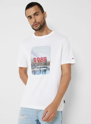 Graphic Crew Neck T-Shirt