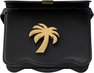 Palm Angels Logo Plaque Beach Bag