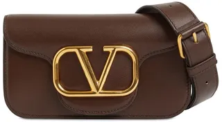 Mini Locò leather crossbody bag