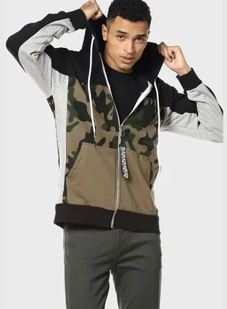 Color block Hoodie
