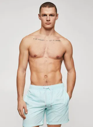 Striped Swim Shorts