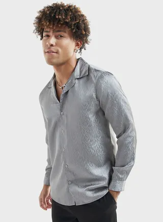 Textured Regular Fit Shirt