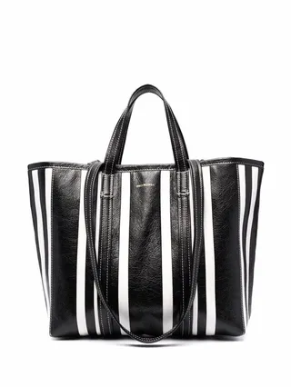large Barbes East-West striped shopper tote