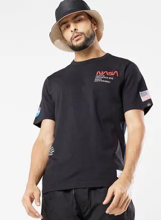 Nasa Worm Logo T-Shirt