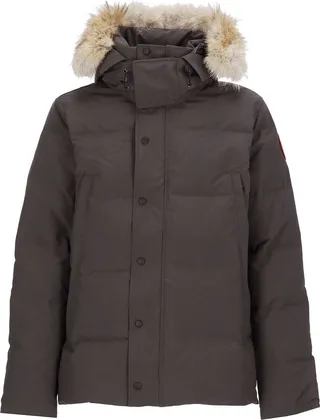 Canada Goose Wyndham Logo Patch Parka Coat