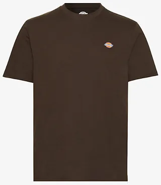 Mens Dark Brown Mapleton Logo-print Regular-fit Cotton T-shirt