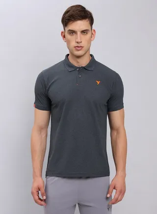 Melange Pique Regular Fit Polo