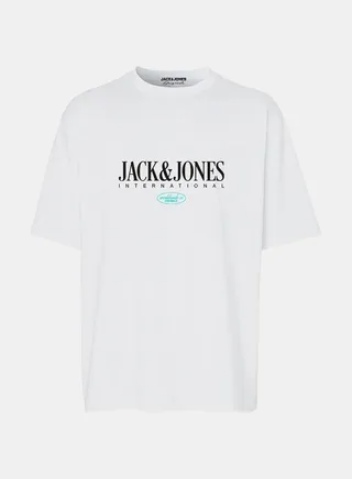 Logo Print Crew Neck Regular Fit T-shirt
