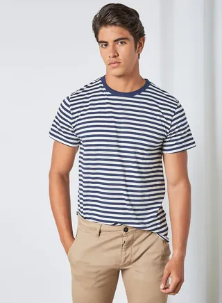 Stockholm Stripes Pattern T-Shirt