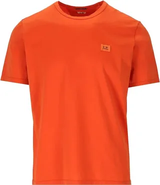 C.P. Company Logo Detailed Crewneck T-Shirt
