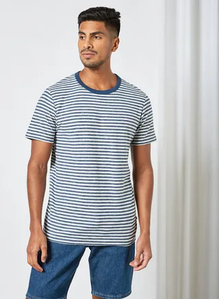 Stripe Print T-Shirt
