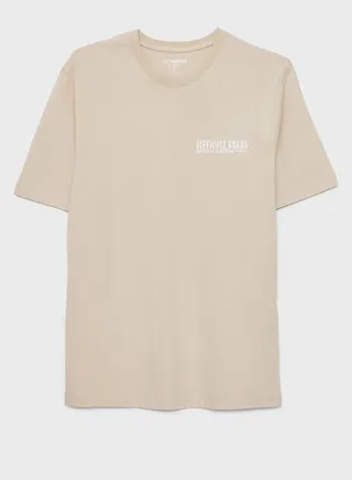 Graphic Printed Crew Neck T-Shirt