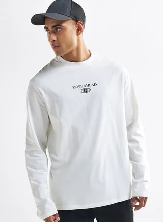 Slogan Crew Neck T-Shirt
