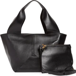Market Leather Shopper Tote