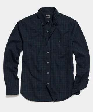 Slim Fit Favorite Poplin in Black Watch