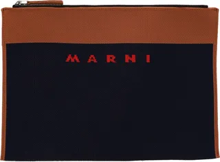 Logo Clutch Bag