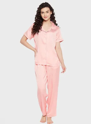Button Down Shirt & Pyjama Set