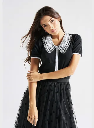 Lace Detail Top