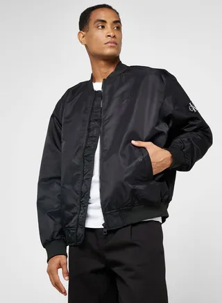 Logo Bomber Jacket