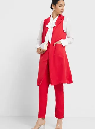 Sleeveless Tunic And Pant Set