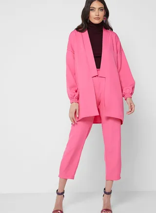 Belted Jacket & Pant Set