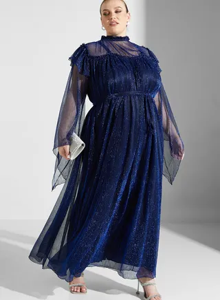 Shimmer A-Line Dress