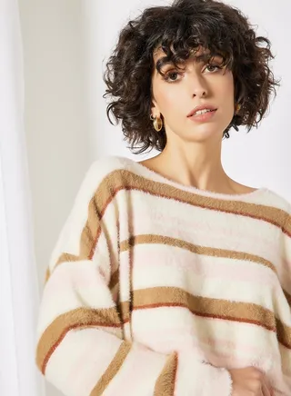 Stripe Print Top