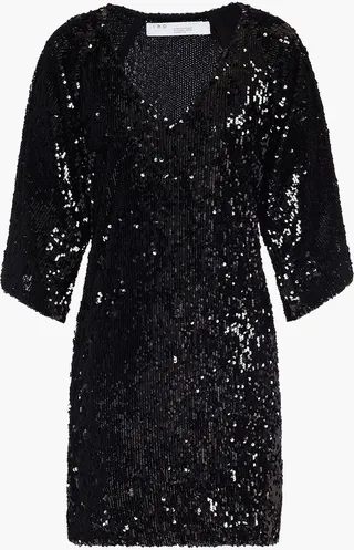 Minia sequined tulle mini dress