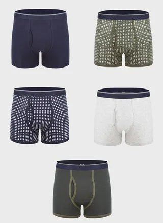 5 Pack Assorted Trunks