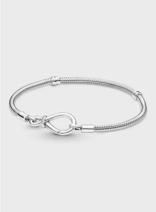 Pandora Moments Infinity Knot Snake Chain Bracelet