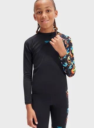 Kids Printed Rashguard T-Shirt