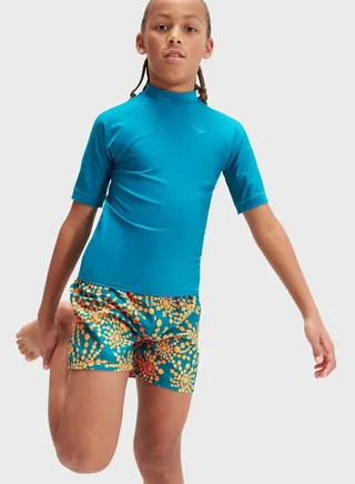 Kids Printed Rash Guard T-Shirt