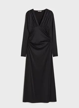 Draped Knitted Dress