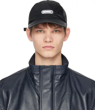 Solid Homme Black Logo Cap